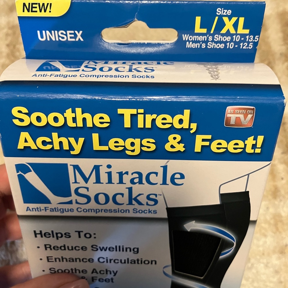 NIB Compression Socks - Picture 2 of 5